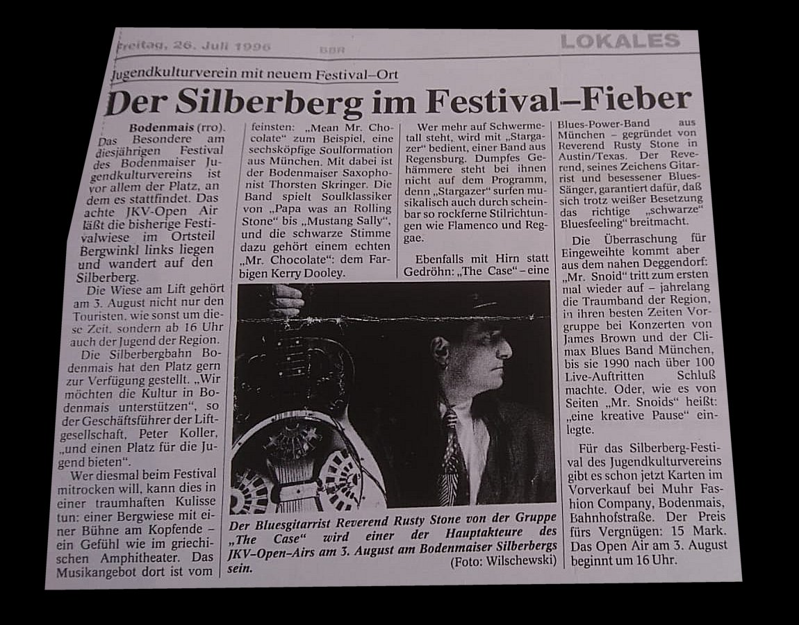 1996 Bodenmais Open Air PreInfo